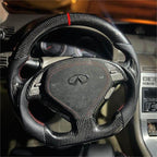 Custom Carbon Fiber Airbag Cover — Infiniti G37
