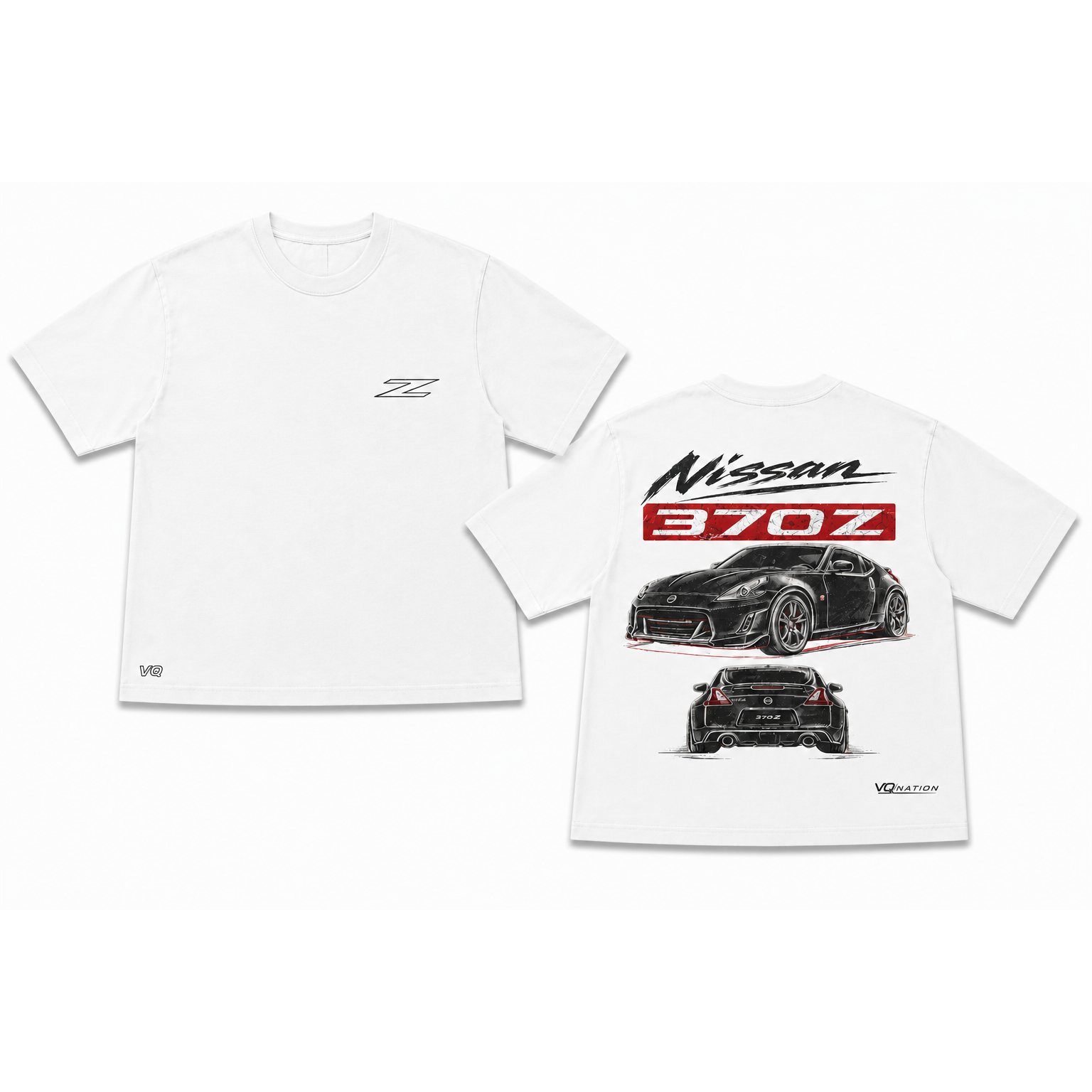 VQ NATION "370Z Heritage" Mineral Wash Tee