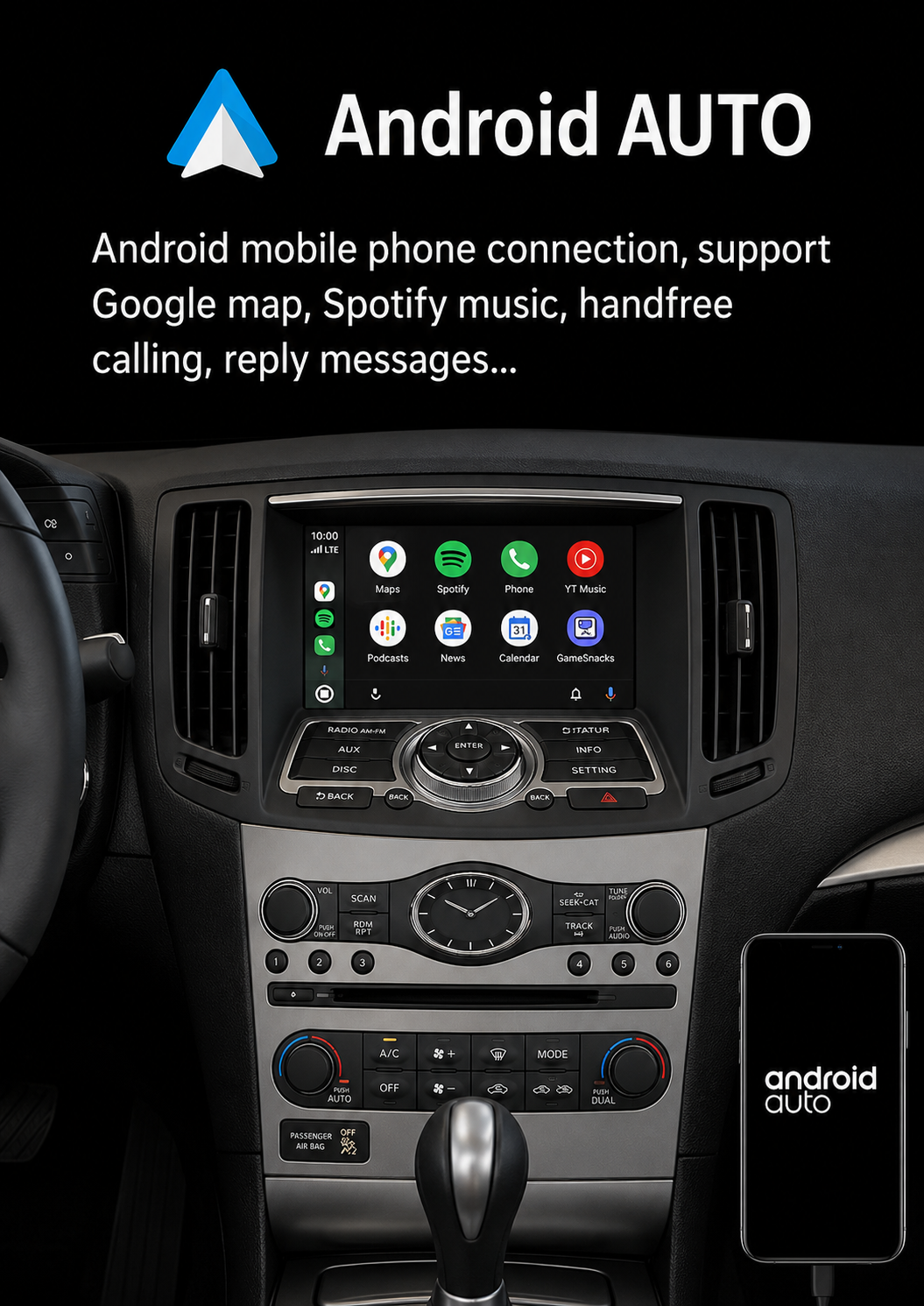 VQ NATION Apple Carplay/Android-Auto Interface Upgrade