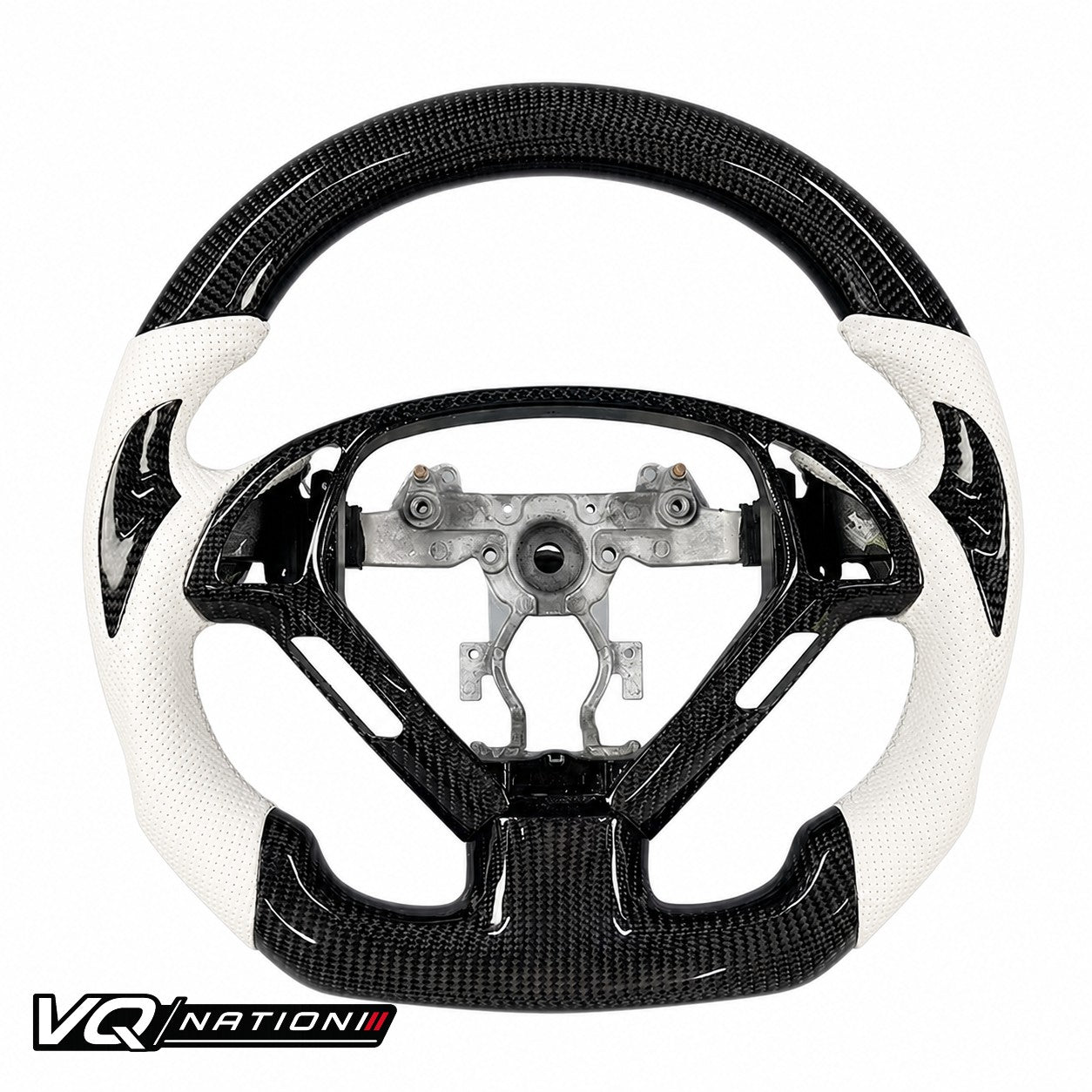 VQ NATION Custom Carbon Sport Steering Wheel Kit — G37/G35
