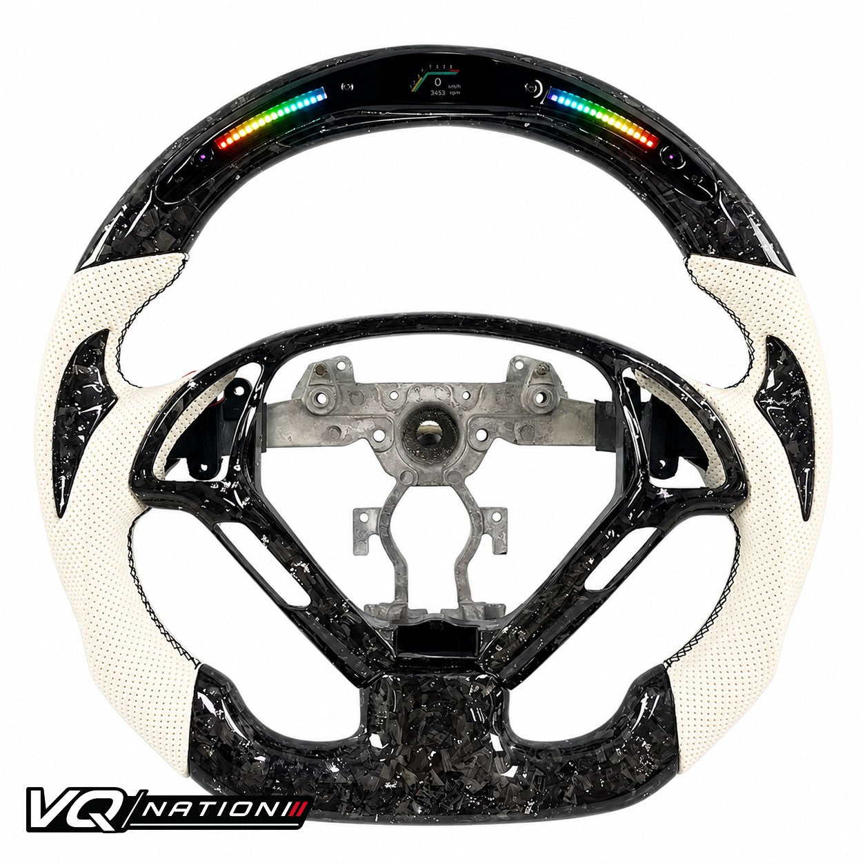 VQ NATION Custom Carbon Sport Steering Wheel Kit — G37/G35