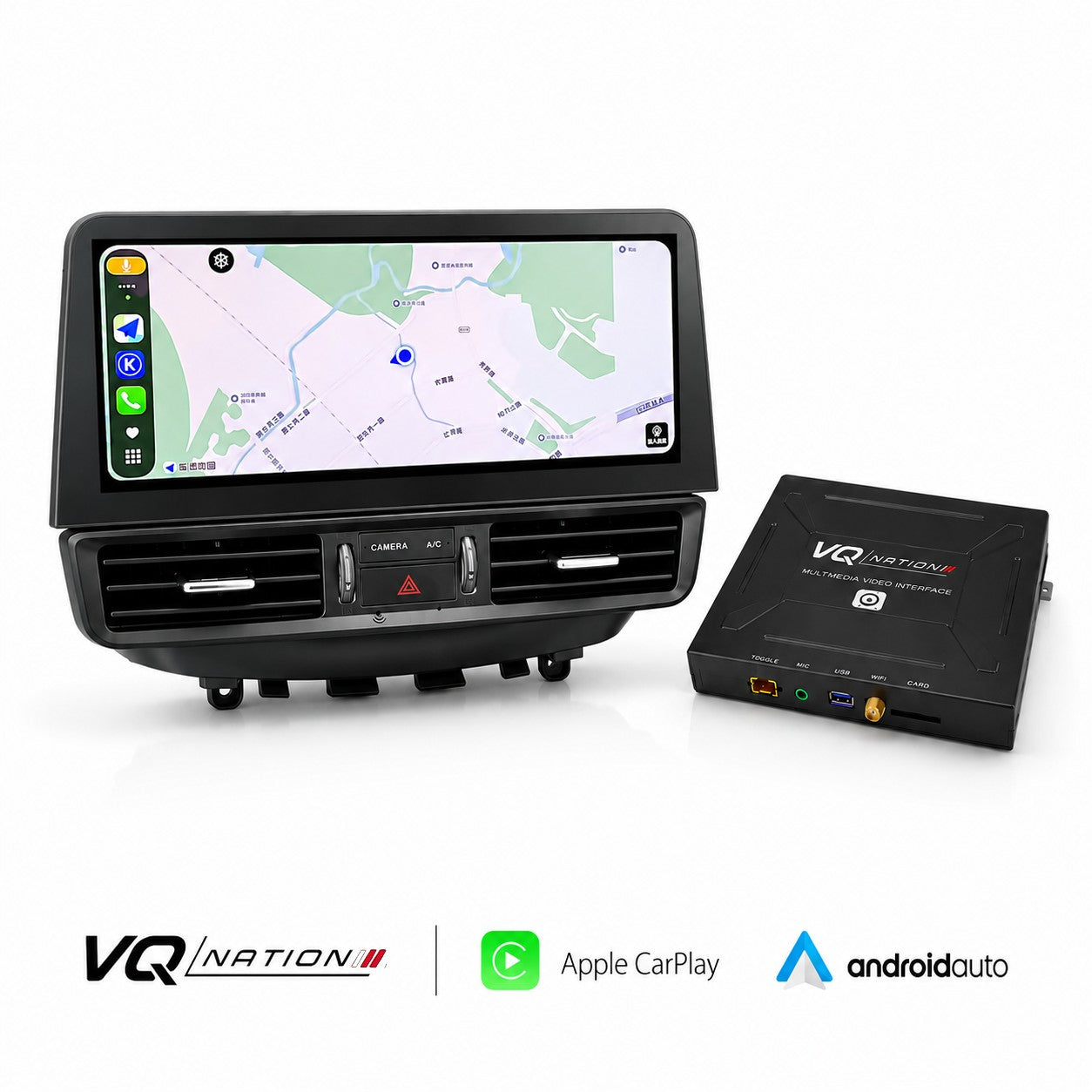 VQ NATION V2 12.3" Modern Android Auto / CarPlay Head Unit