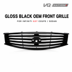 VQ NATION OEM Gloss Black Front Grille — Infiniti G37 Coupe/Sedan