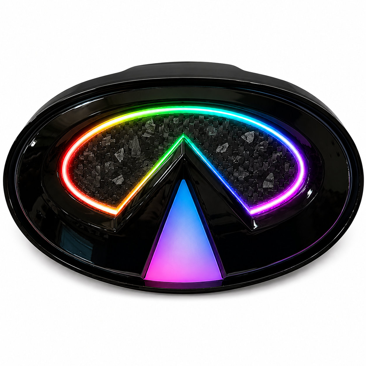 G37 LED Emblem 2010-2013 Sedan - White, RGB, & Carbon Fiber