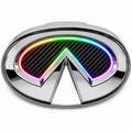 G37 LED Emblem 2010-2013 Sedan - White, RGB, & Carbon Fiber