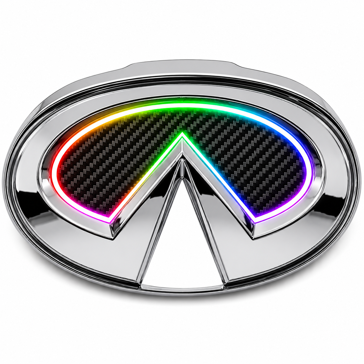 G37 LED Emblem 2010-2013 Sedan - White, RGB, & Carbon Fiber