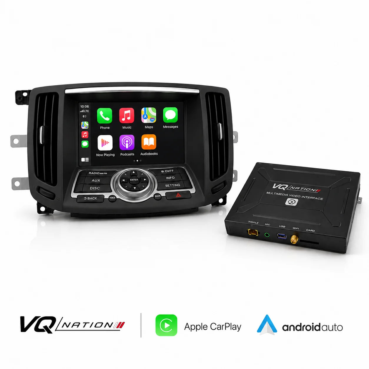 VQ NATION V1 Apple Carplay/Android-Auto Interface Upgrade