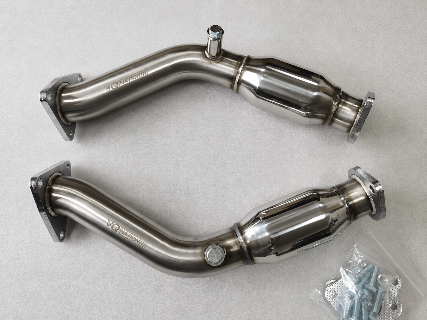 VQ NATION Resonated Test Pipes — Infiniti G37 / Nissan 370Z (VQ37VHR)
