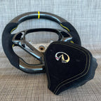Custom Carbon Fiber Airbag Cover — Infiniti G37