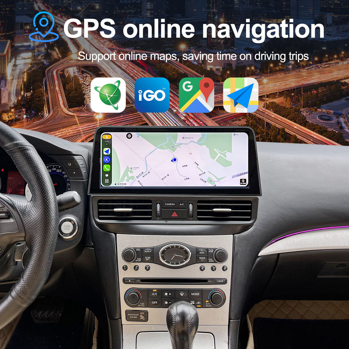 VQ NATION V2 12.3" Modern Android Auto / CarPlay Head Unit
