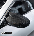 VQ NATION Real Carbon Fiber M-Style Mirror Caps — Infiniti G37
