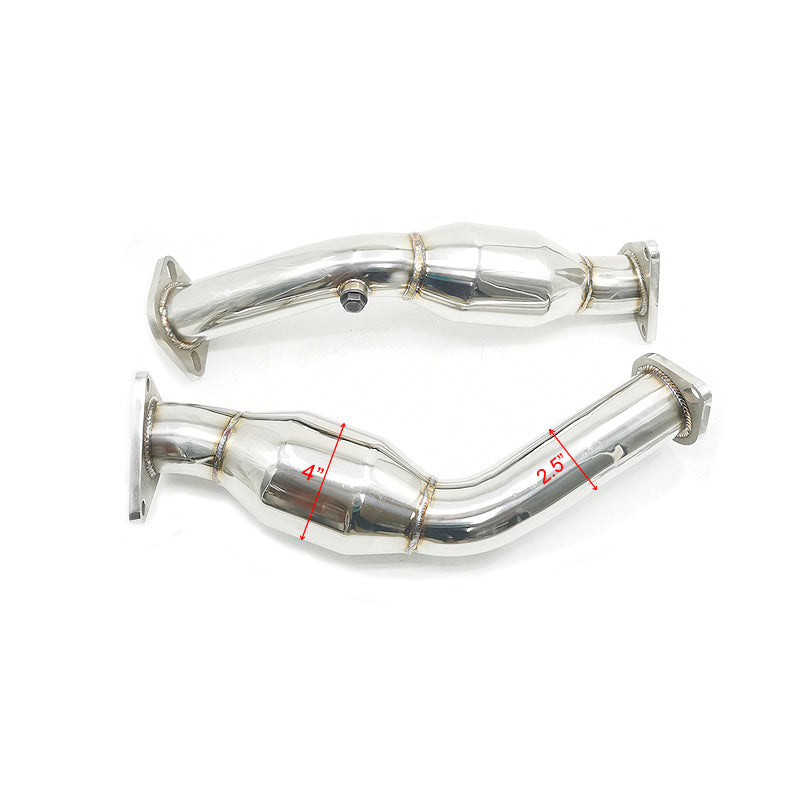 VQ NATION Resonated Test Pipes — Infiniti G37 / Nissan 370Z (VQ37VHR)