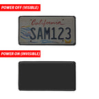 Electronic Blackout License Plate Cover