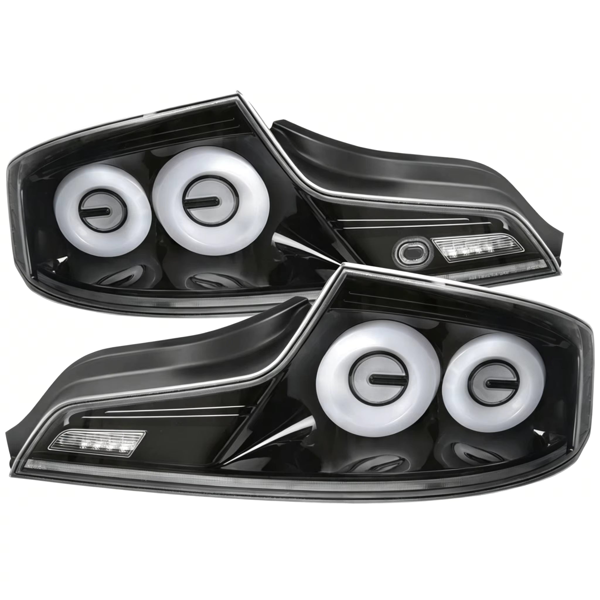 Black/Smoke Tail Lights for 2003-2007 Infiniti G35 Coupe