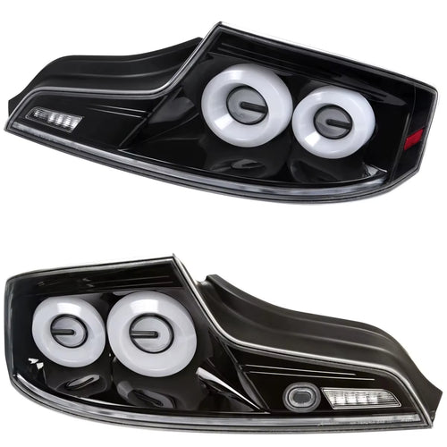 Black/Smoke Tail Lights for 2003-2007 Infiniti G35 Coupe