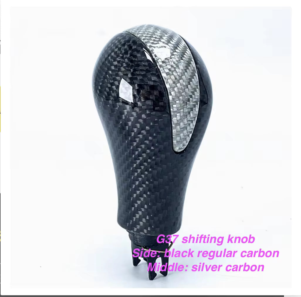 VQ NATION Real Carbon Fiber Shift Knob — Infiniti G37 / Q50