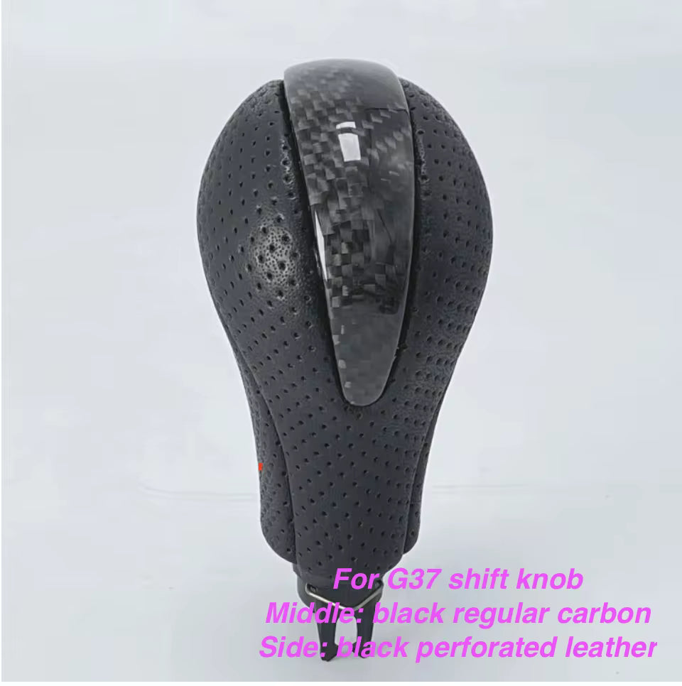 VQ NATION Real Carbon Fiber Shift Knob — Infiniti G37 / Q50