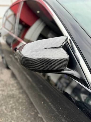 VQ NATION Real Carbon Fiber M-Style Mirror Caps — Infiniti G37