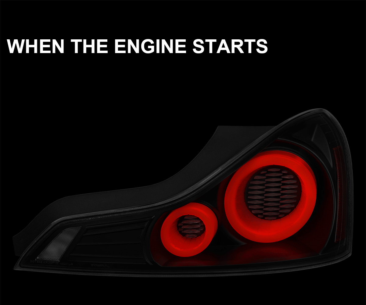 Sequential LED Halo Tail Lights — Infiniti G37 Coupe