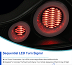Sequential LED Halo Tail Lights — Infiniti G37 Coupe